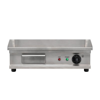 HOME HGAG30 plancha elektromos sütőlap, 3000 W, acél sütőlap, állítható hőmérséklet, olajgyűjtő fiók